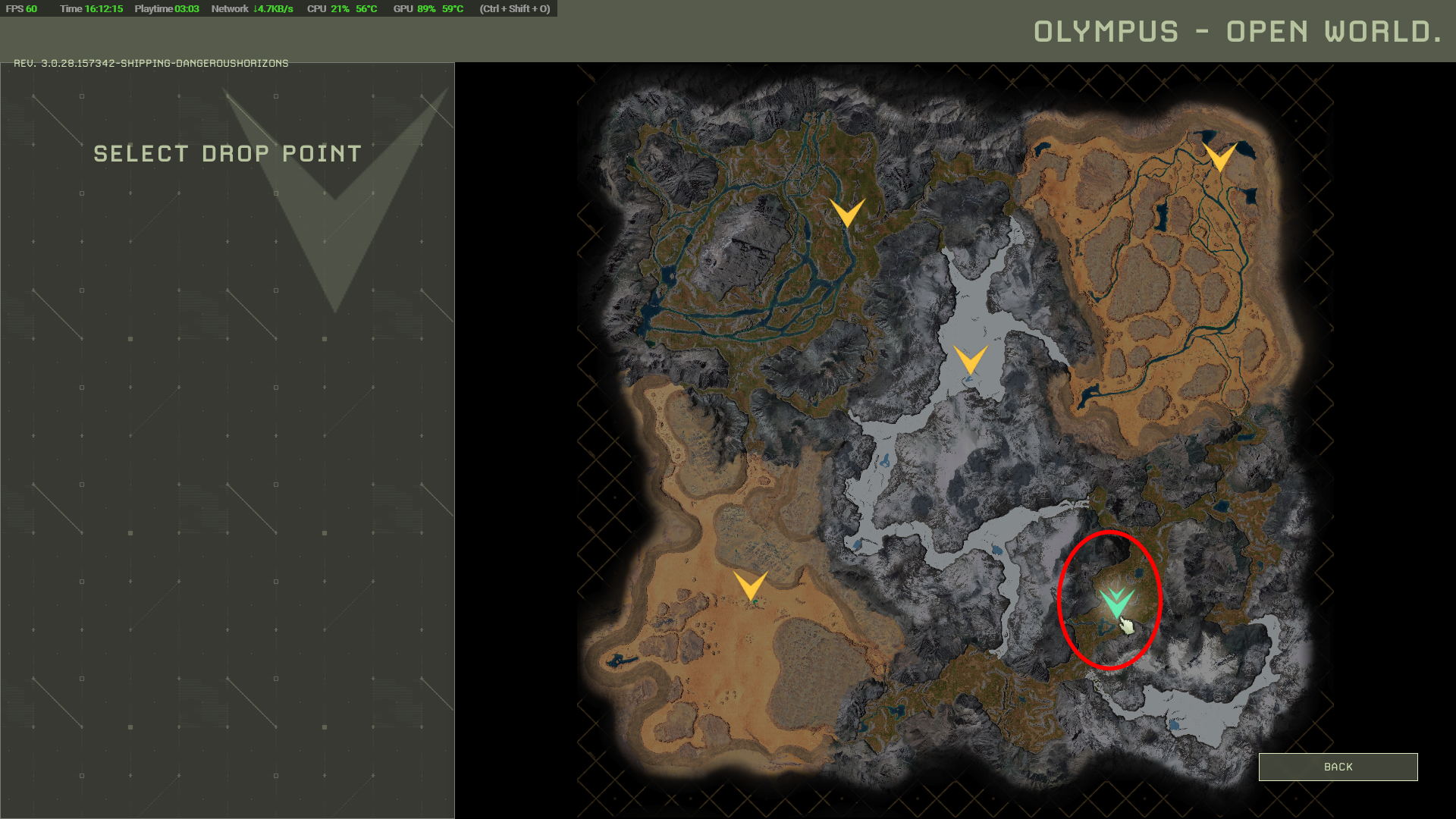 Select this area of the map