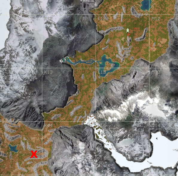 Press M to get a map at any time.