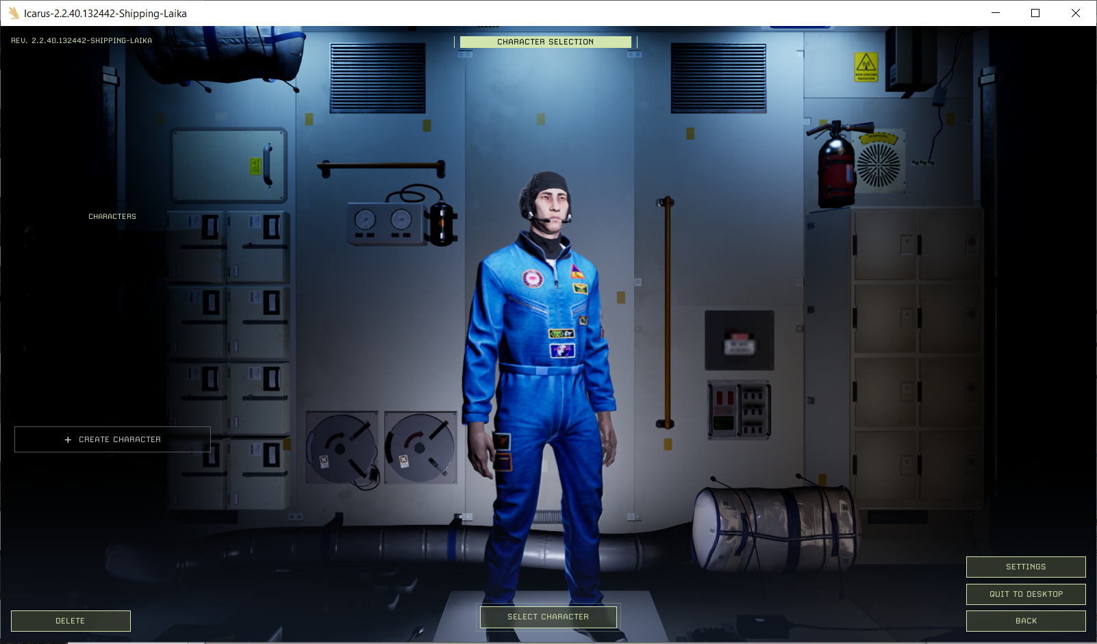Character creation