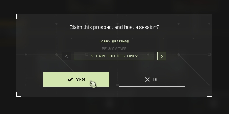 Launch lobby