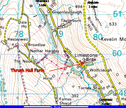 Thrush Hall farm location