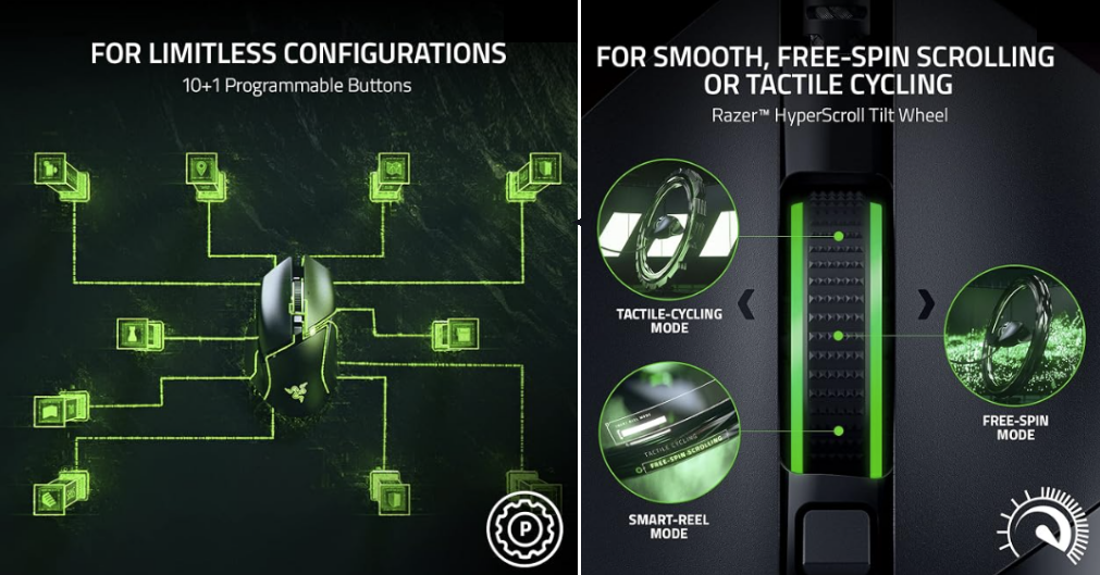 More details of the Razer gaming mouse