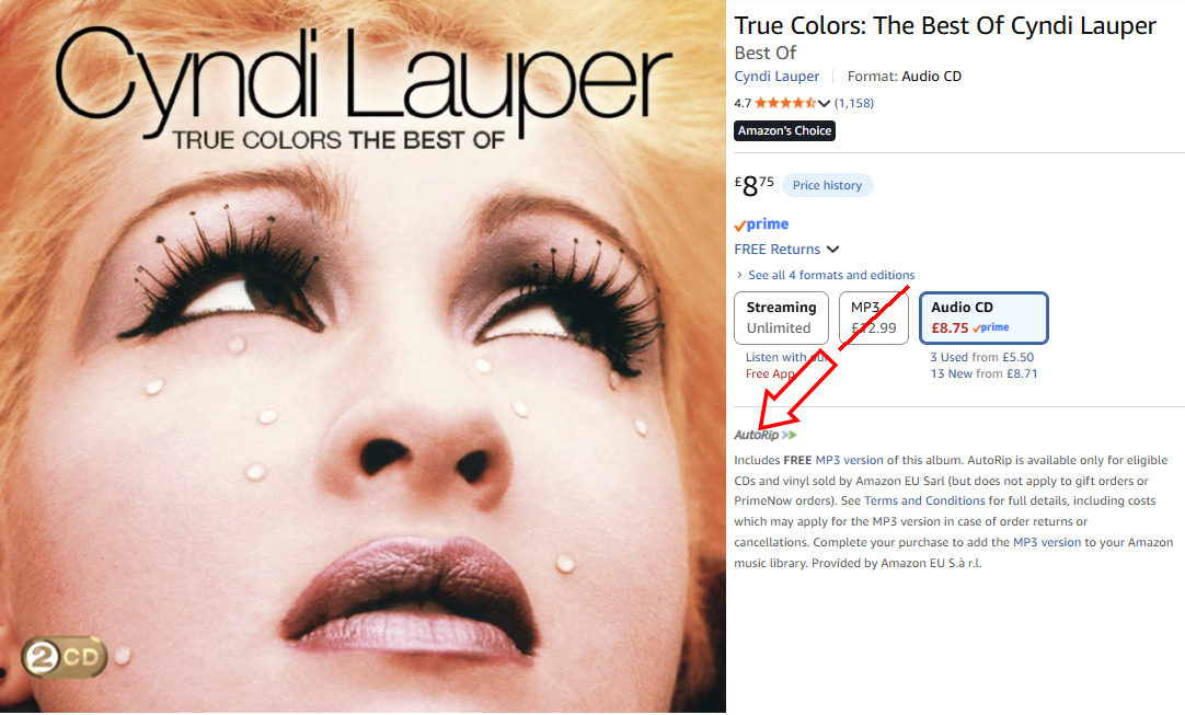 The Best of Cyndi Lauper - True Colors