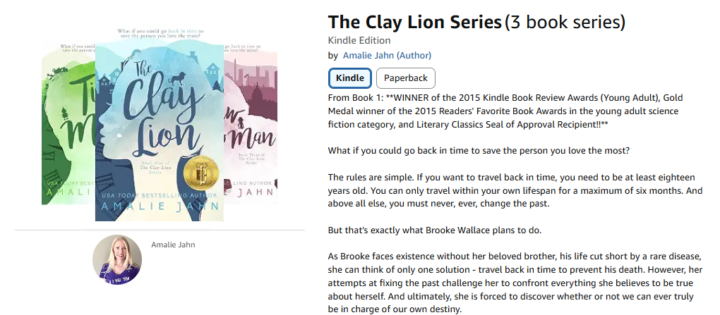 The Clay Lion series by Amalie Jahn