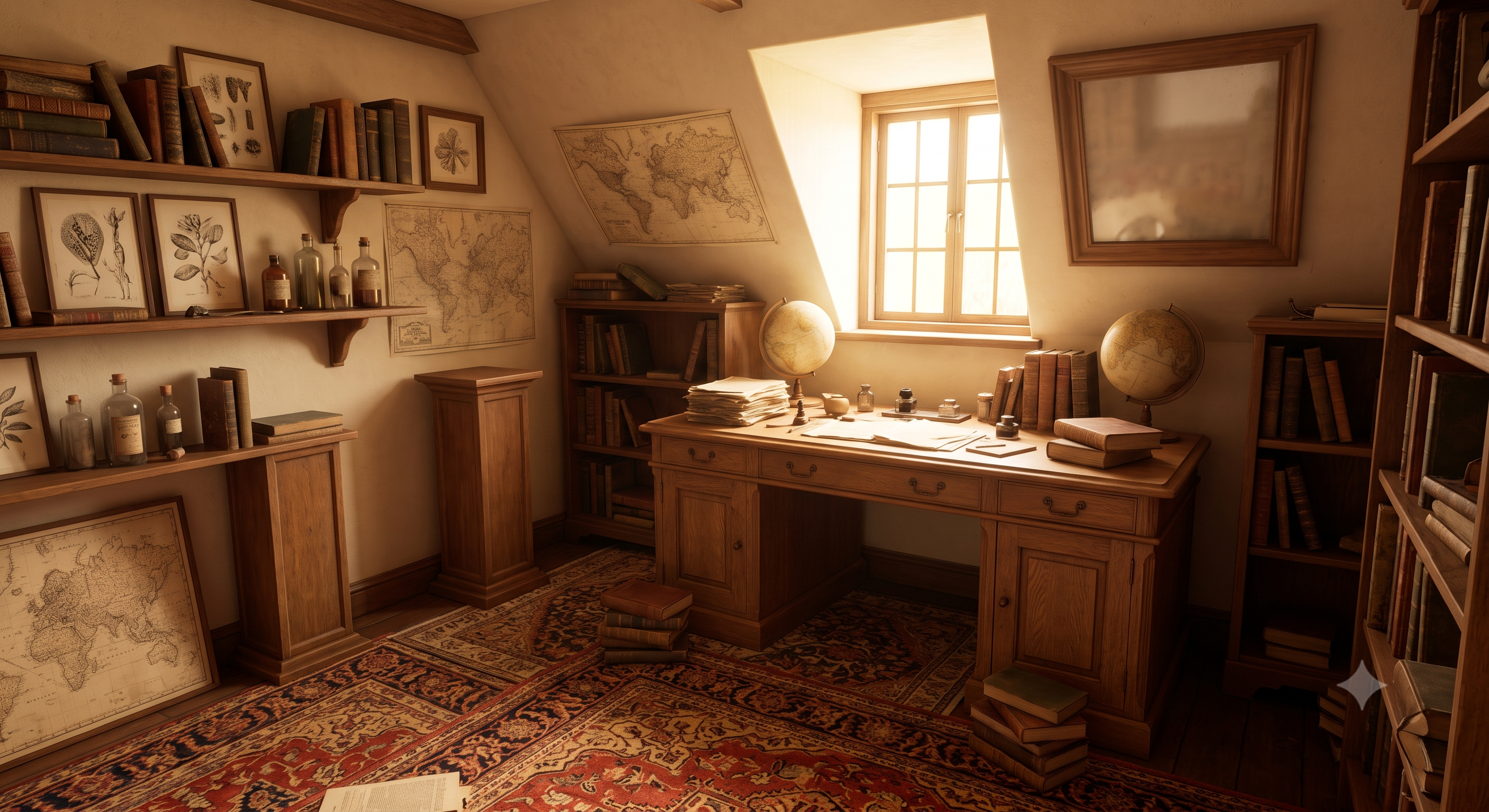Place objects in the room