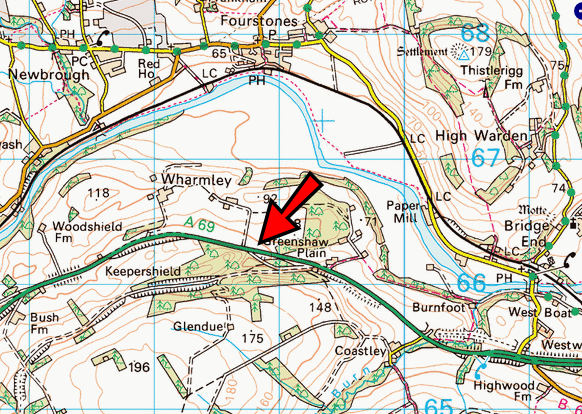 Tynedale Green map